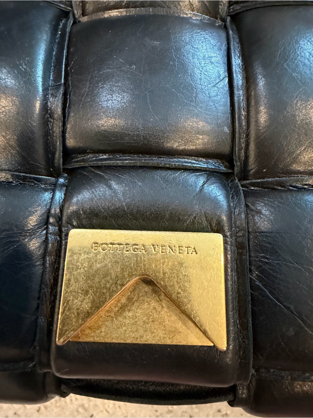 Bottega Veneta Cassette Crossbody Bag Black Leather - Picture 5 of 15